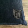 Poduszka dekoracyjna - JEANS - granatowa